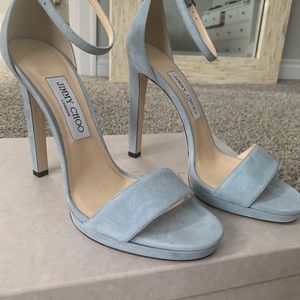 Jimmy Choo Light Blue Misty Shoes